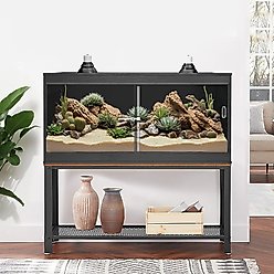 Unipaws Reptile Terrarium, Black, 47-in, 95-gal slide 2 of 7