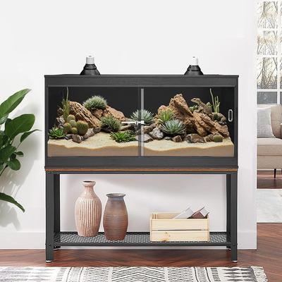 Show full view: Unipaws Reptile Terrarium, Black, 47-in, 110-gal slide 7 of 8