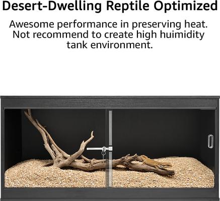 Show full view: Unipaws Reptile Terrarium, Black, 47-in, 110-gal slide 5 of 8
