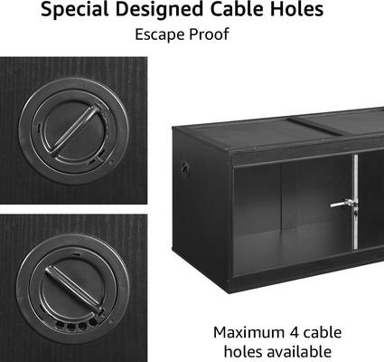 Show full view: Unipaws Reptile Terrarium, Black, 47-in, 110-gal slide 4 of 8