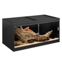 Unipaws Reptile Terrarium, Black, 47-in, 95-gal