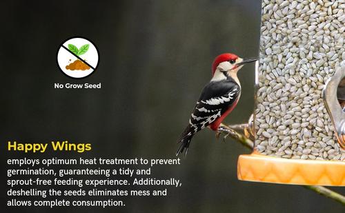 Show full view: Happy Wings Safflower Seed Wild Bird Food, 4-lb bag slide 9 of 10