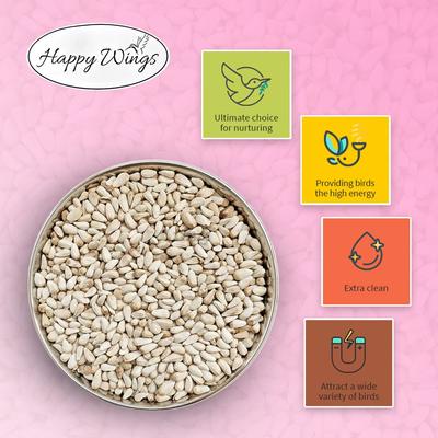 Show full view: Happy Wings Safflower Seed Wild Bird Food, 4-lb bag slide 4 of 10