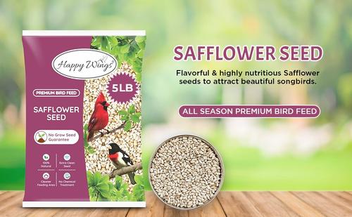 Show full view: Happy Wings Safflower Seed Wild Bird Food, 4-lb bag slide 5 of 10