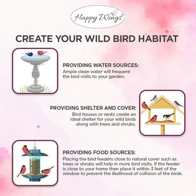 Show full view: Happy Wings Songbird Blend Wild Bird Food, 4-lb bag slide 4 of 9