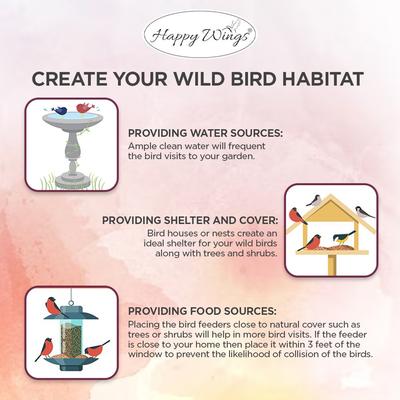 Show full view: Happy Wings Cardinal Blend Wild Bird Food, 4-lb bag slide 6 of 10