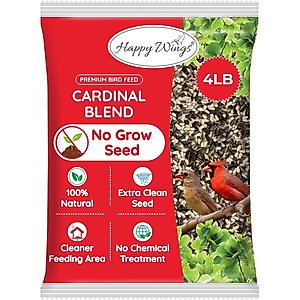 Happy Wings Cardinal Blend Wild Bird Food, 4-lb bag