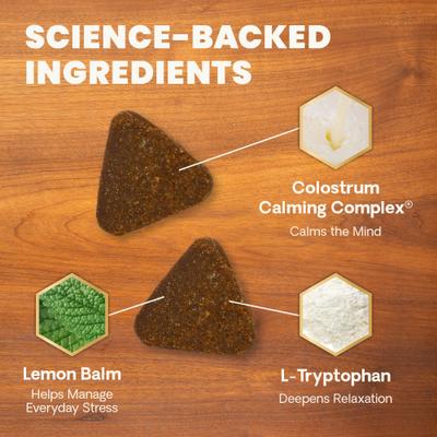 Show full view: VetriScience Max Veterinary Strength Calm & Confident Chicken Flavored Supplement Chews Dogs & Cats, 45 Count slide 5 of 10