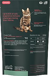 VetriScience Extra Strength Lysine Immunity Health Chicken Flavored Chews Supplement for Cats, 120 Count slide 2 of 9