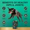Show in main carousel: VetriScience Veterinary Strength Healthy Hip & Joint Chicken Flavored Supplement Chews for Small & Medium Dogs, 60 Count slide 7 of 9