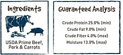 Charlie's Doggie Bag Beef & Carrot Sliders Dehydrated Dog Treats, 5-oz bag slide 2 of 5