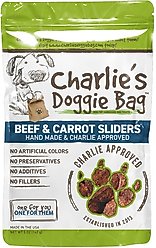 Charlie's Doggie Bag Beef & Carrot Sliders Dehydrated Dog Treats, 5-oz bag