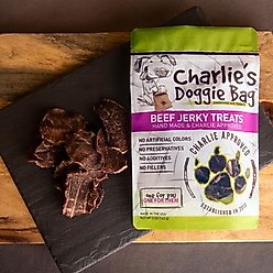 Charlie's Doggie Bag Beef Jerky Dog Treats, 5-oz bag