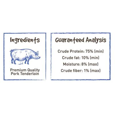 Show full view: Charlie's Doggie Bag Pork Jerky Dog Treats, 5-oz bag slide 8 of 8