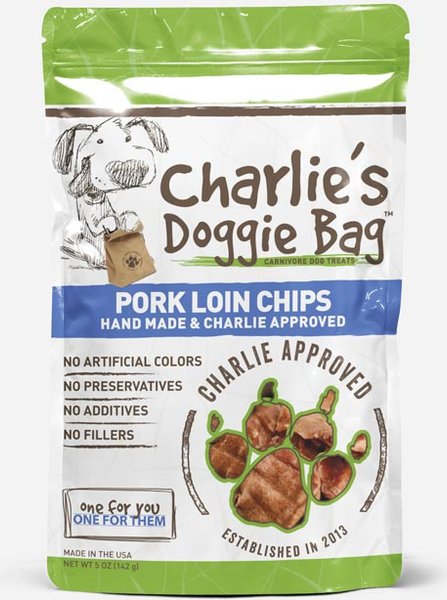 Charlie's Doggie Bag Chicken Jerky Dog Treats, 5-oz bag