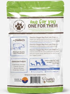 Show full view: Charlie's Doggie Bag Pork Jerky Dog Treats, 5-oz bag slide 5 of 8