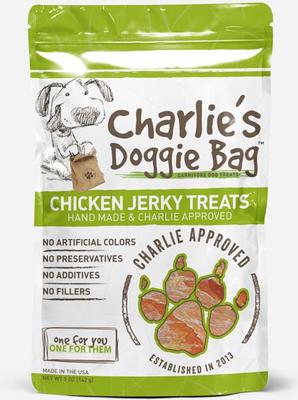 Show full view: Charlie's Doggie Bag Chicken Jerky Dog Treats, 5-oz bag slide 4 of 8