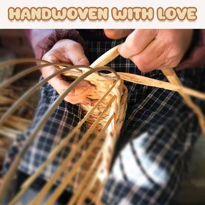 Show full view: Happy & Polly Handwoven Natural Grass Cat Bed, Cushion slide 7 of 9