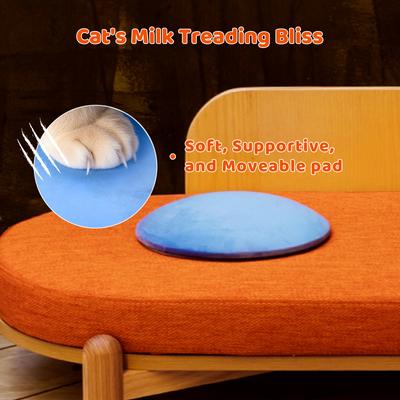 Show full view: Happy & Polly Wooden Sunset Elevated Dog & Cat Couch Bed with Removable Cover, Orange, Large slide 5 of 11