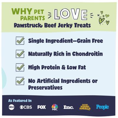 Show full view: Pawstruck Joint Health Beef Jerky Dog Treats, Large, 15 count slide 4 of 12