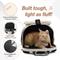 Show in main carousel: Ibiyaya Panorama Zipper-Free Small Pet Travel Carrier, Buttermilk slide 5 of 9