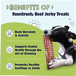 Pawstruck Joint Health Beef Jerky Dog Treats, 5.5-in, 25 count slide 2 of 8