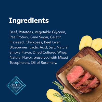 Show full view: Blue Buffalo Blue Stix Beef Recipe Pepperoni-Style Dog Treats, 13-oz bag slide 6 of 12