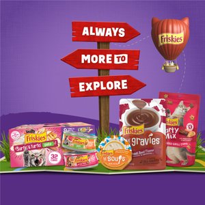 Friskies Surfin' & Turfin' Favorites Muscle & Immune Support Crunchy Dry Cat Food, 22-lb bag