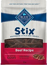 Blue Buffalo Blue Stix Beef Recipe Pepperoni-Style Dog Treats, 13-oz bag