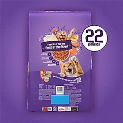 Friskies Surfin' & Turfin' Favorites Muscle & Immune Support Crunchy Dry Cat Food, 22-lb bag slide 2 of 8