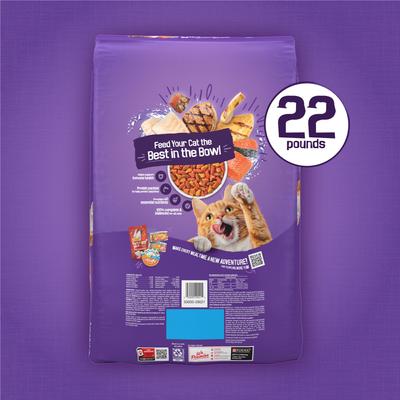 Show full view: Friskies Surfin' & Turfin' Favorites Muscle & Immune Support Crunchy Dry Cat Food, 22-lb bag slide 3 of 13