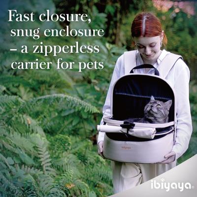 Show full view: Ibiyaya Panorama Zipper-Free Small Pet Travel Carrier, Buttermilk slide 8 of 9