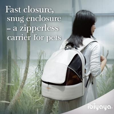 Show full view: Ibiyaya Panorama Zipper-Free Small Pet Travel Carrier, Buttermilk slide 9 of 9