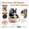 Show in main carousel: Ibiyaya Panorama Zipper-Free Small Pet Travel Carrier, Buttermilk slide 3 of 9