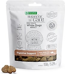 Nature's Protection Superior Care Digestive Support White Fish & Rice Adult Dog Treats, 5.29-oz bag