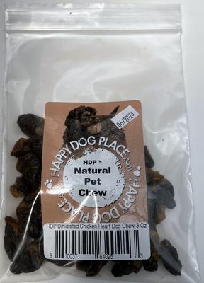 Show full view: HDP Dehydrated Chicken Hearts Dog Treats, 3-oz bag slide 5 of 5
