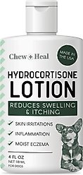 Chew + Heal Hydrocortisone Lotion for Dogs, 4-fl oz bottle