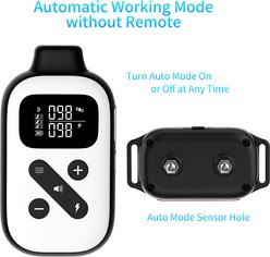 PaiPaitek PD 523 Waterproof Rechargeable Outdoor Use Dog Training Collar, Black, 27.5-in neck, 1-in wide slide 2 of 9