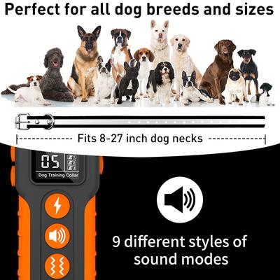 Show full view: PaiPaitek PD 518 Waterproof LED Flashlight Dog Training Collar,  Black,  27.5-in neck,  1-in wide slide 2 of 10