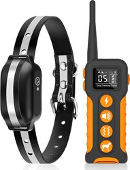 PaiPaitek PD 518 Waterproof LED Flashlight Dog Training Collar,  Black,  27.5-in neck,  1-in wide