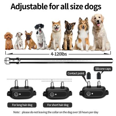 Show full view: PaiPaitek PD 519 Waterproof Remote Dog Training Collar, 27.5-in neck, 1-in wide slide 10 of 10