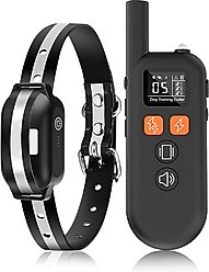 PaiPaitek 3300FT IPX7 Waterproof Remote Dog Training Collar, Flashlight, 1 count