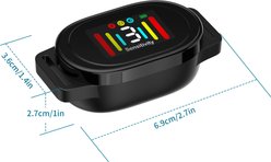 PaiPaitek PD 216 Waterproof Dog Bark Collar, Black, 27.5-in neck, 1-in wide slide 2 of 9