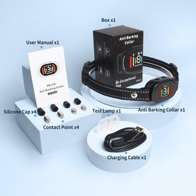 Show full view: PaiPaitek PD 216 Waterproof Dog Bark Collar, Black, 27.5-in neck, 1-in wide slide 7 of 11