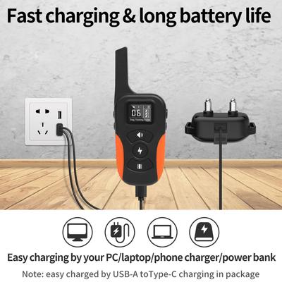 Show full view: PaiPaitek PD 519 Waterproof Remote Dog Training Collar, 27.5-in neck, 1-in wide slide 8 of 10