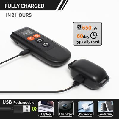 Show full view: PaiPaitek PD 517 Waterproof Remote Dog Training Collar, 27.5-in neck, 1-in wide slide 2 of 7