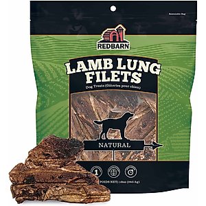 Redbarn Lamb Lung Filets Dog Chew, 10-oz bag