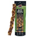 Redbarn Naturals Braided Bully Sticks 12" Dog Treats, 2 count