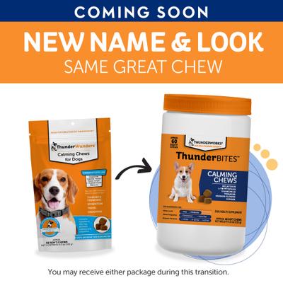 Show full view: ThunderBites Melatonin Calming Chewys for Dogs, 60 count slide 3 of 11