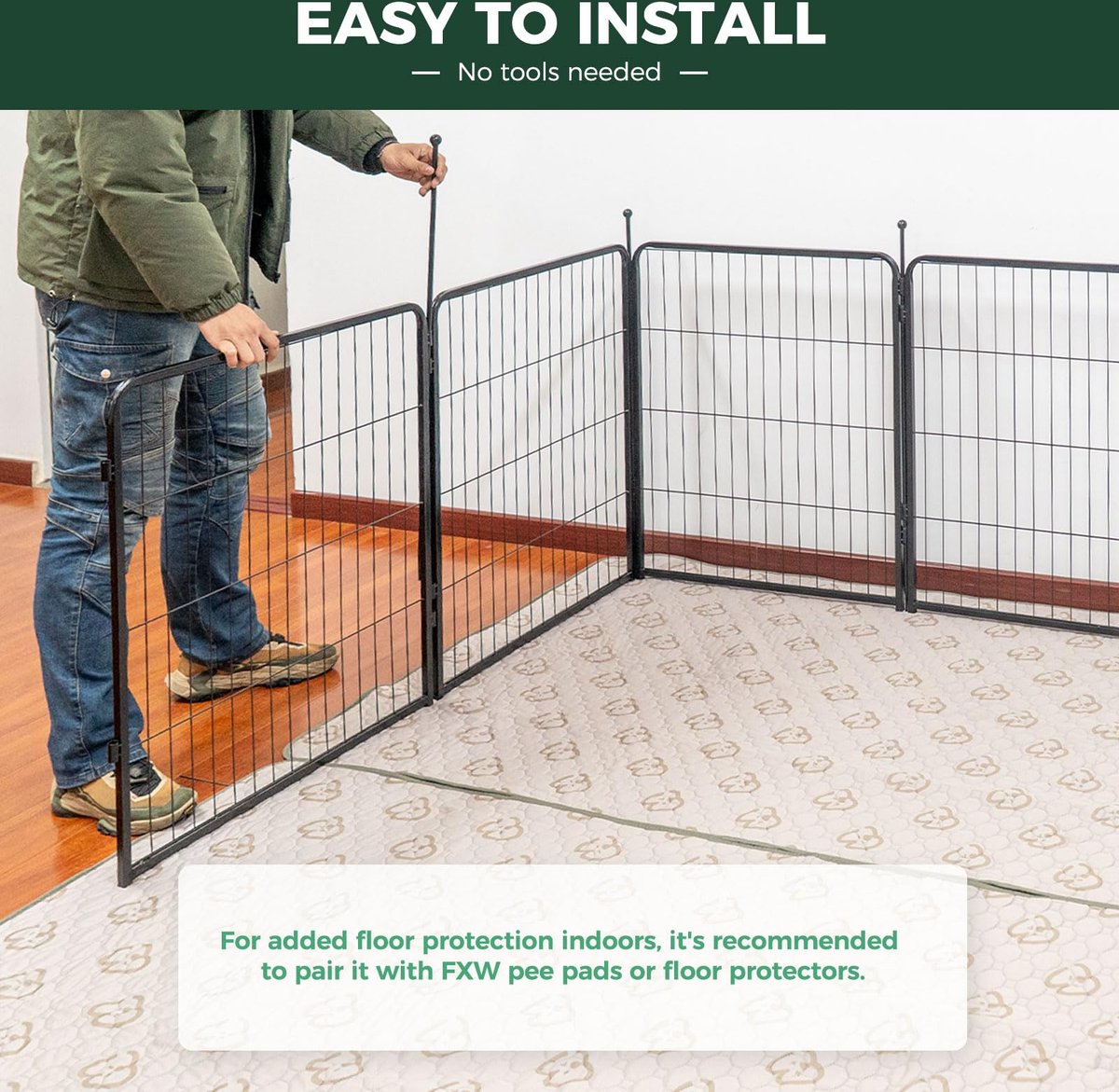 FXW Rollick Indoor & Outdoor Dog Playpen